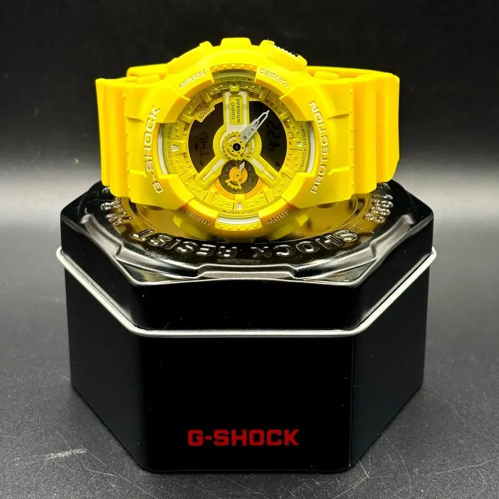 Casio G-Shock GA-110BC-9A Yellow Men's Analog Digital Watch